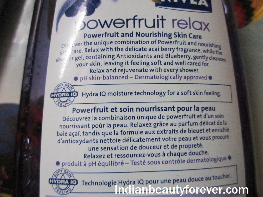 Nivea Shower Gel in Power Fruit Review