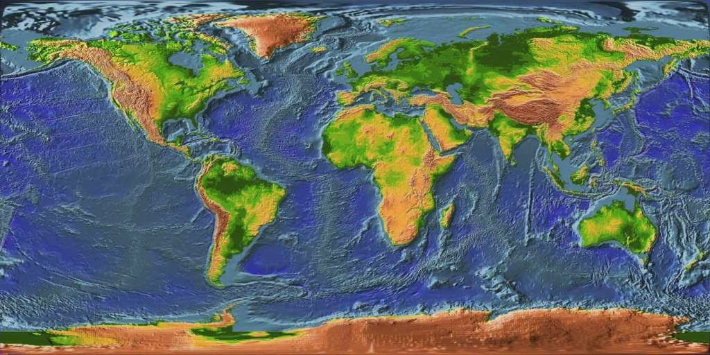 Large Earth satellite maps for download.