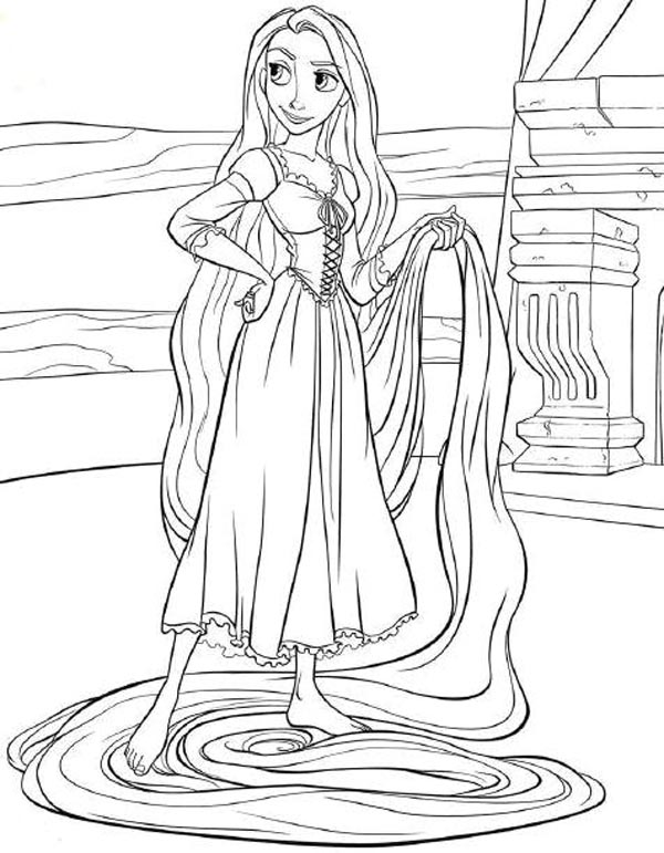 transmissionpress: Tangled Coloring Pages Free
