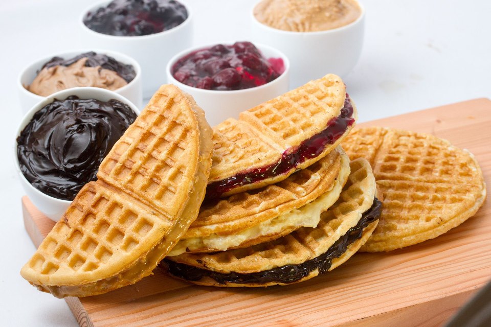 The Yummy Club Famous Belgian Waffles The Original Waffle Sandwich