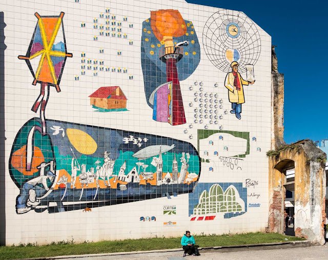 Imagens da Cidade, um mural de Poty Lazzarotto