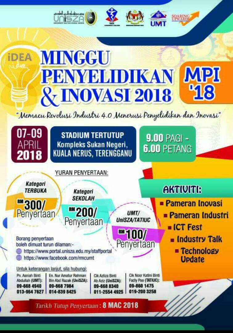 Nota Kehidupan Minggu Penyelidikan Dan Inovasi 2018