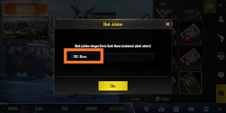 Cara menambahkan spasi di nickname PUBG mobile