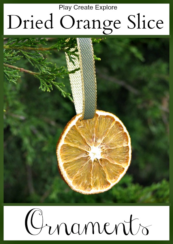 Play Create Explore Dried Orange Slice Christmas Ornaments