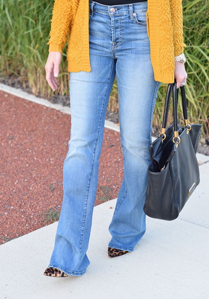 flare denim, fall style, layering, cardigans, budget-friendly, fall trends