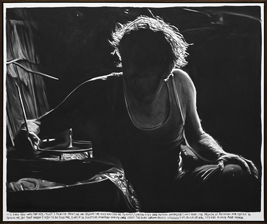 Rinus van de Velde - It is only now – way too late – that I realize painting has become the only way for me to exist …, 2015 Rinus van de Velde, contemporary drawing