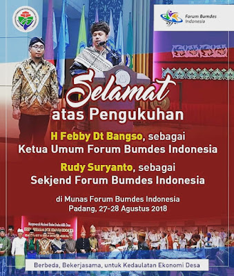 Deklarasi Mandeh 2018 Forum BUMDes Indonesia