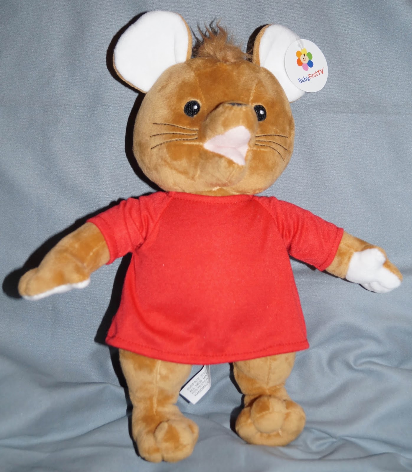 The Happy Clown With A Frown An Adorable Friend! Squeak Mouse Plush Toy