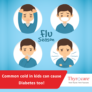 Common cold in kids can cause Diabetes, too!