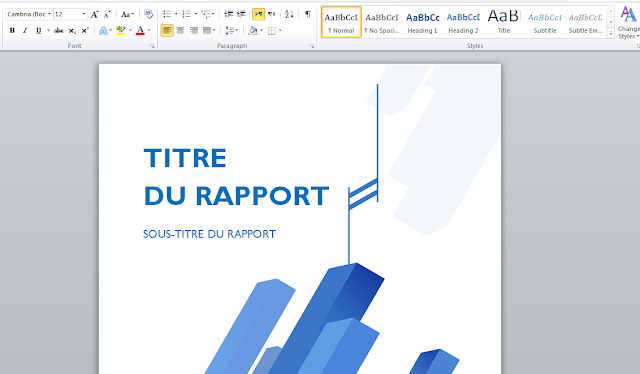 [Docx] Page de garde Business pour rapport