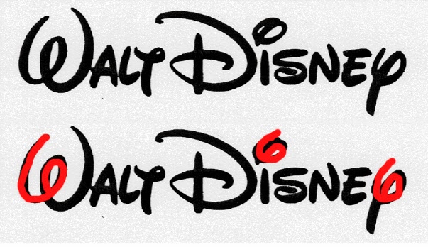 666 na logo Disney