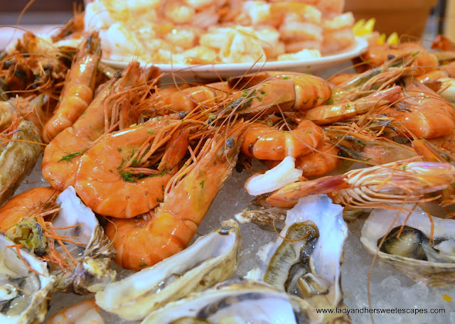 seafood at Lapita's Daycation Brunch