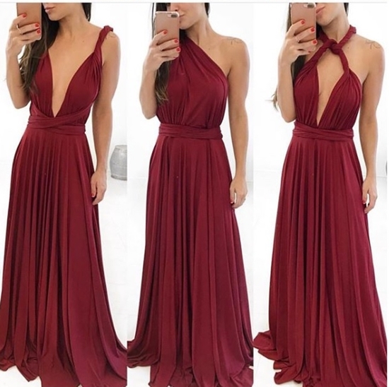 Vestido de festa multiformas (vestido amarração) ! Madrinhas de Casamento