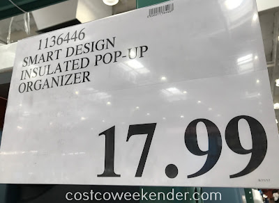 Deal for the Smart Design Pop-up Insulated Organizer at Costco