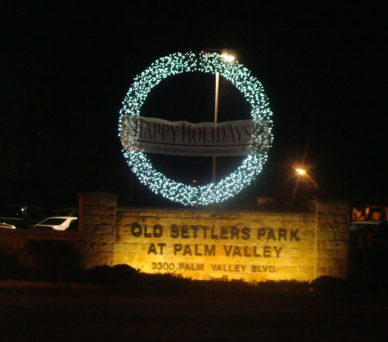 Old Settlers Park Christmas Lights 2025 Nicola Murray