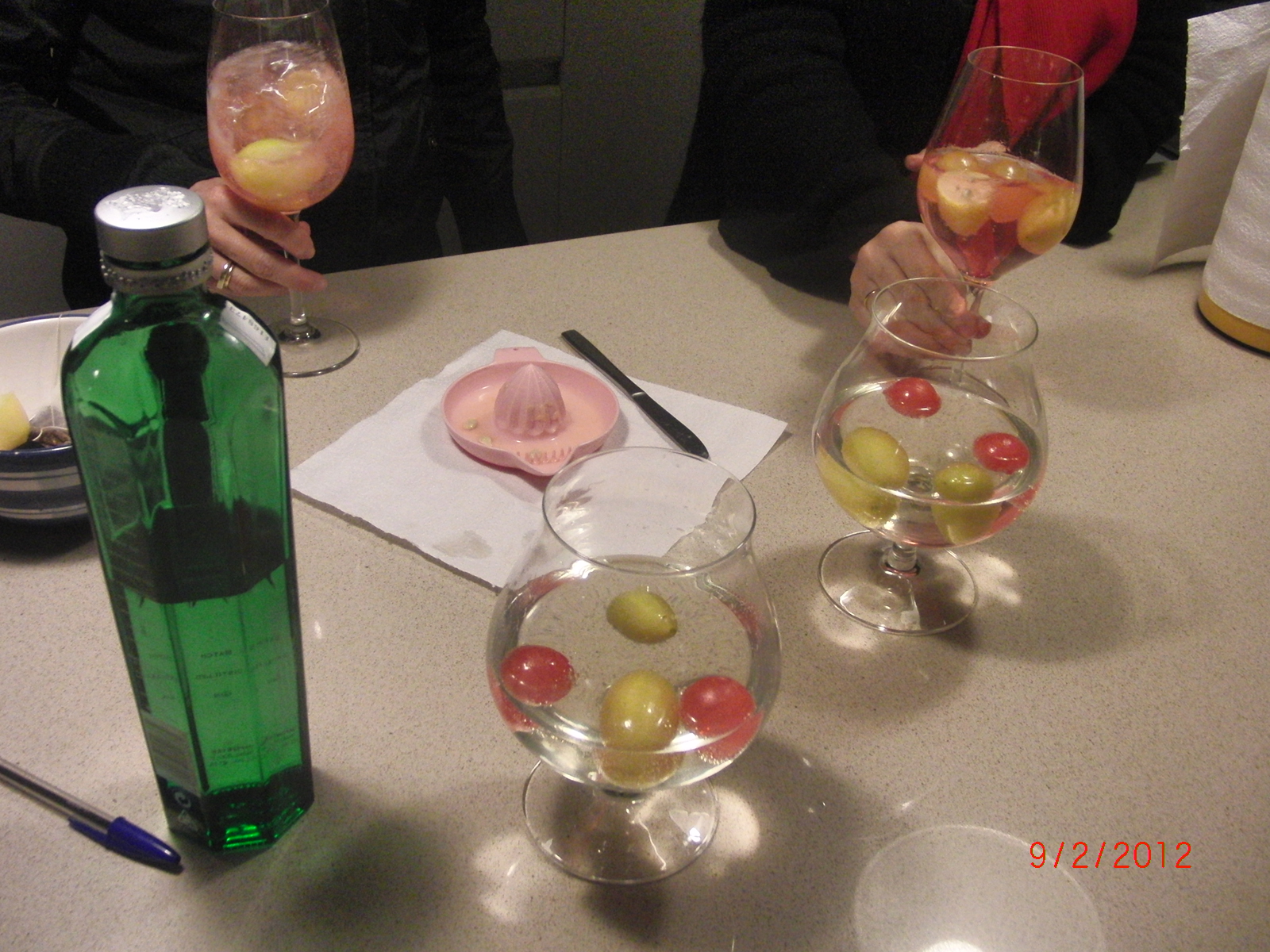EL BLOG DE CARLOS SUAREZ.... Unos gintonics con limequat.
