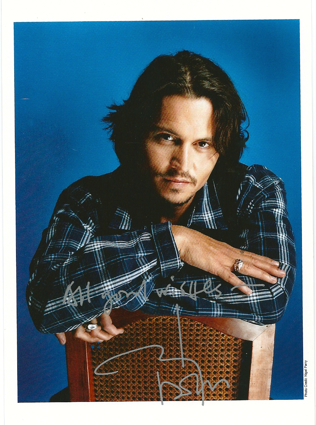 autographes: Johnny Depp