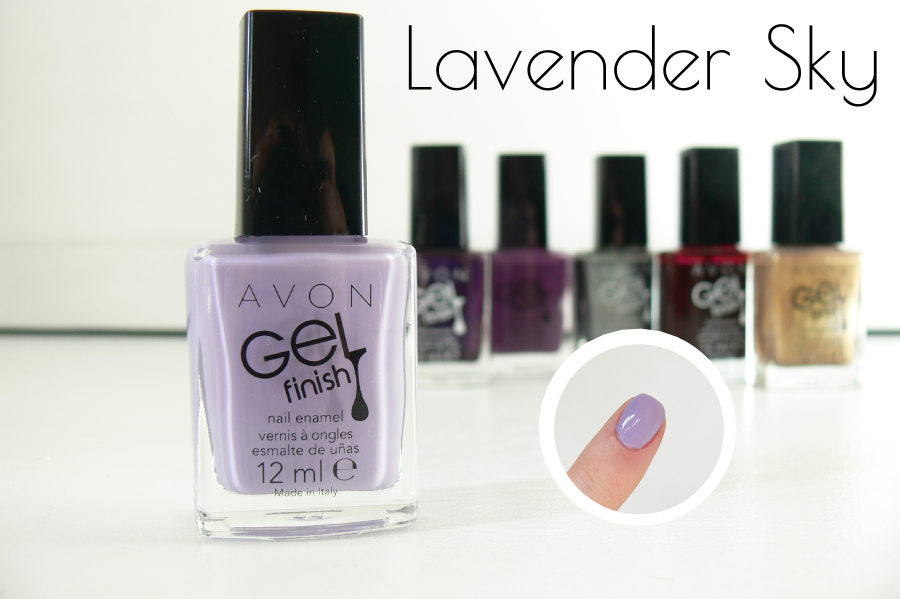 Avon - GELfinish - Lavender Sky - swatche