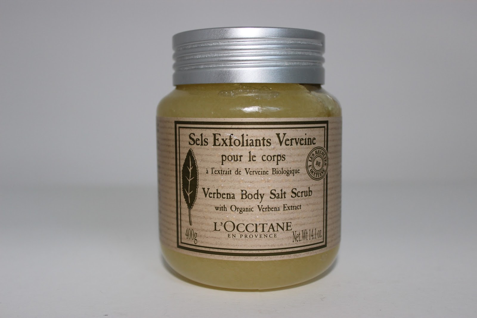 Speed Review L'Occitane Verbena Body Salt Scrub SKIN DEEP