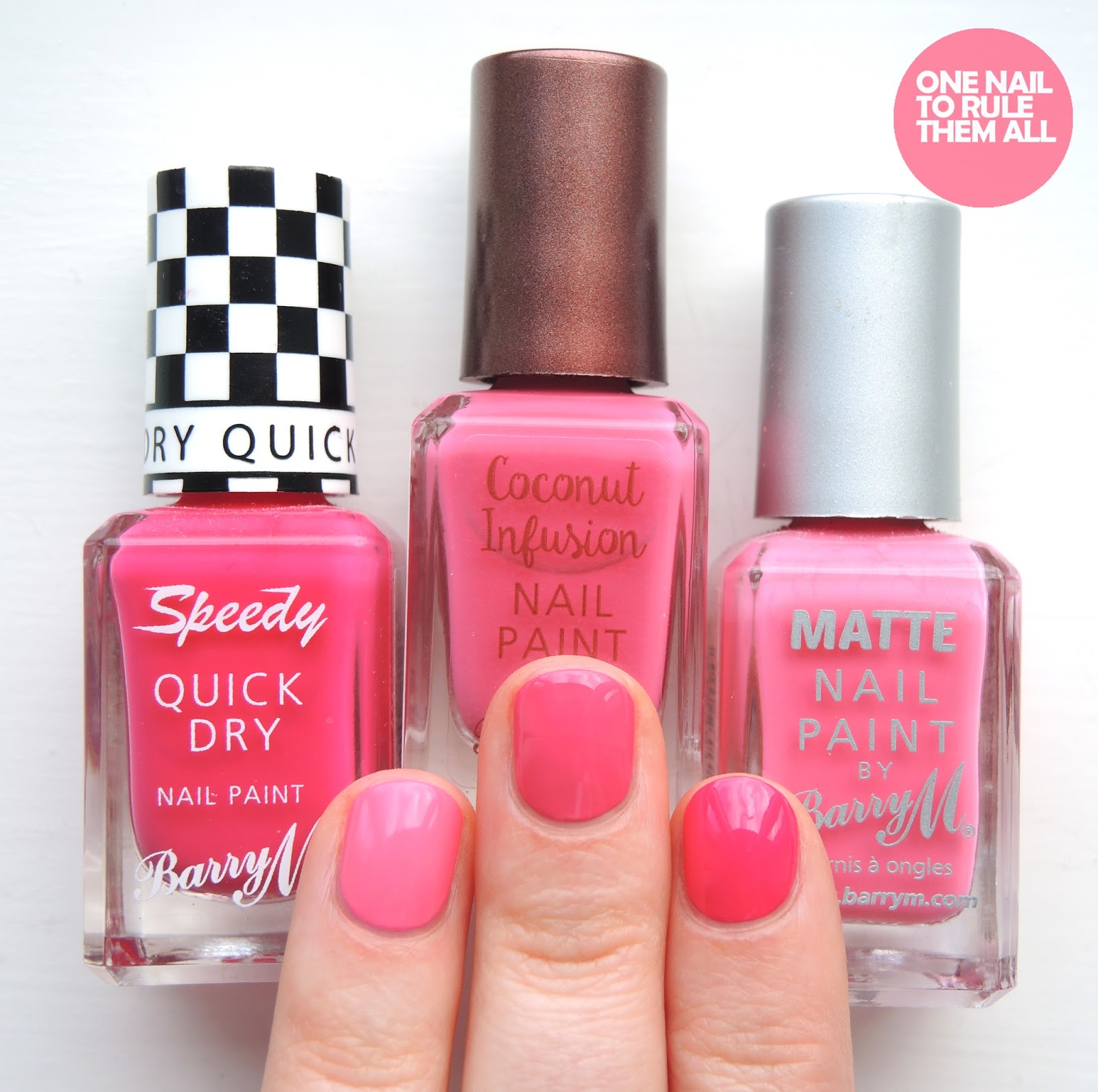 One Nail To Rule Them All: Barry M - Coconut Infusion Full Collection ...
