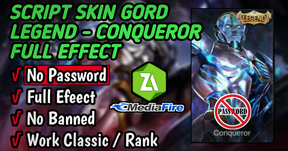 Picture#83 SCRIPT SKIN Gord Legend - Conqueror Full Effect - Planet Android AZ