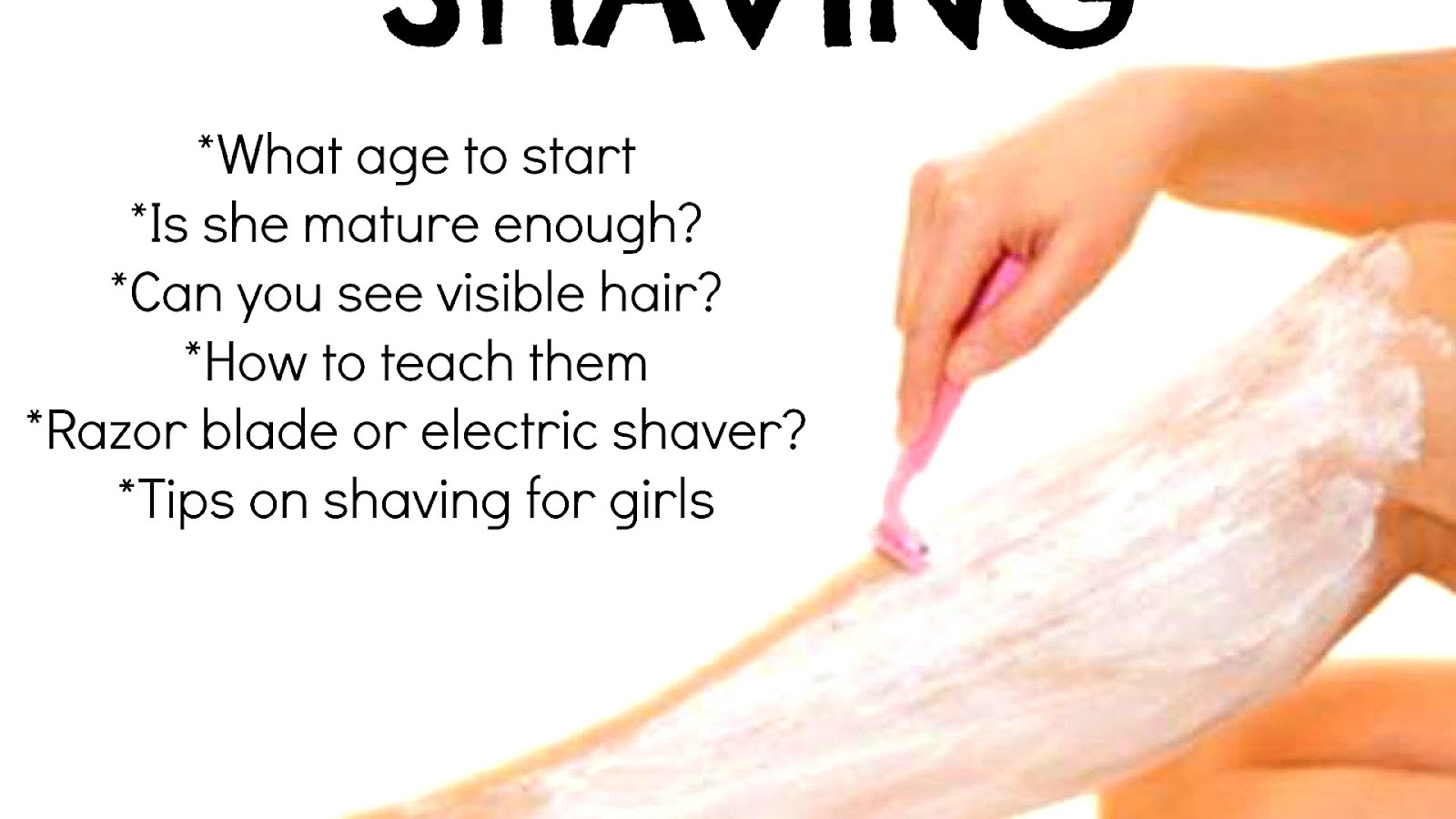What Is A Good Age To Start Shaving Start Choices