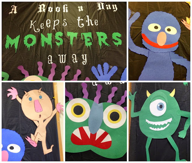 Nerd Craft Librarian: Monsters Display - Library Life