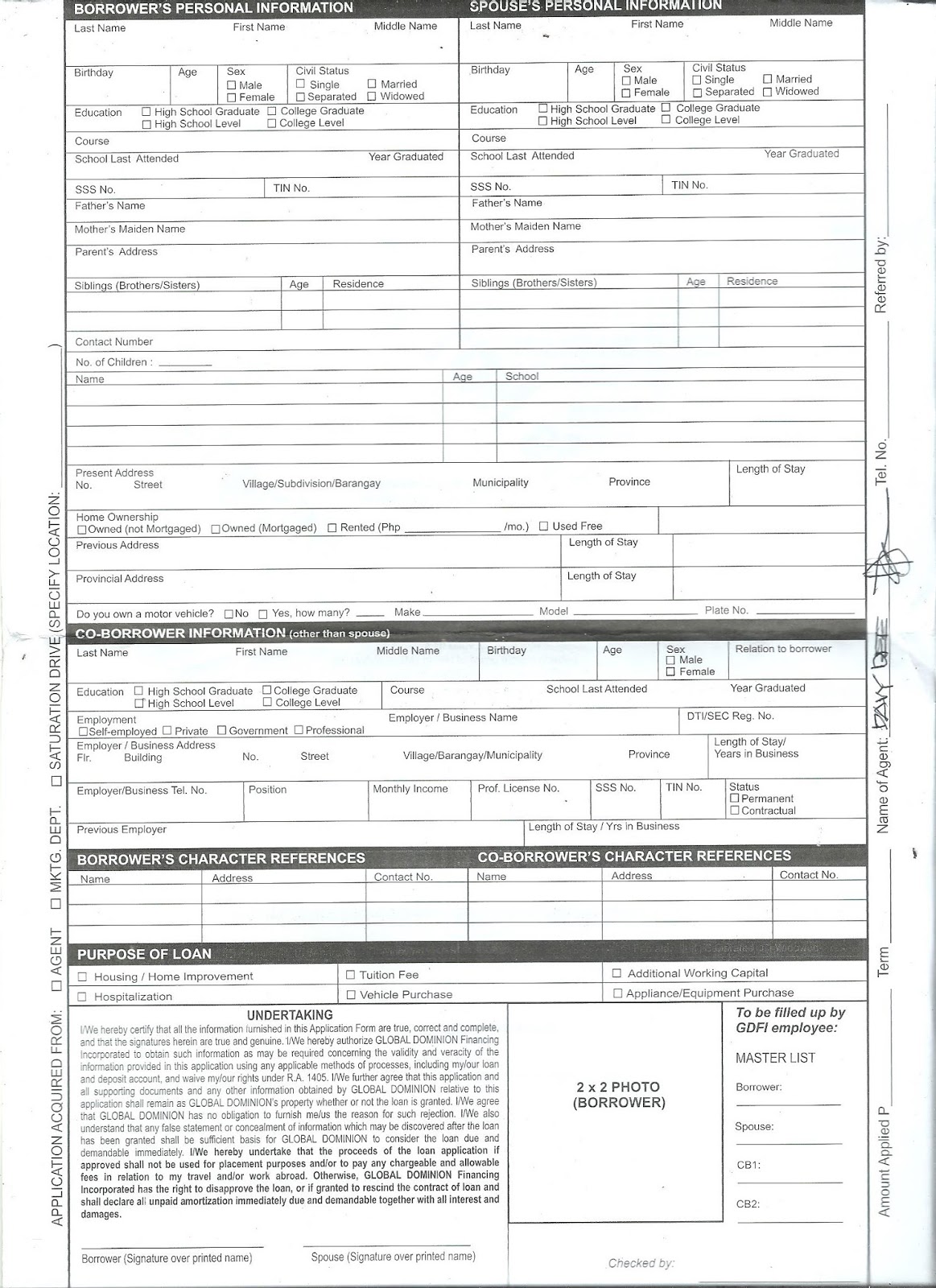 dti application form philippin news collections