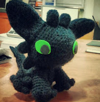 VPATRON DRAGON TOOTHLESS (COMO ENTRENAR A TU DRAGON) AMIGURUMI 1700