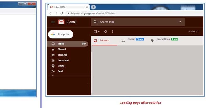 xstand not loading images chrome