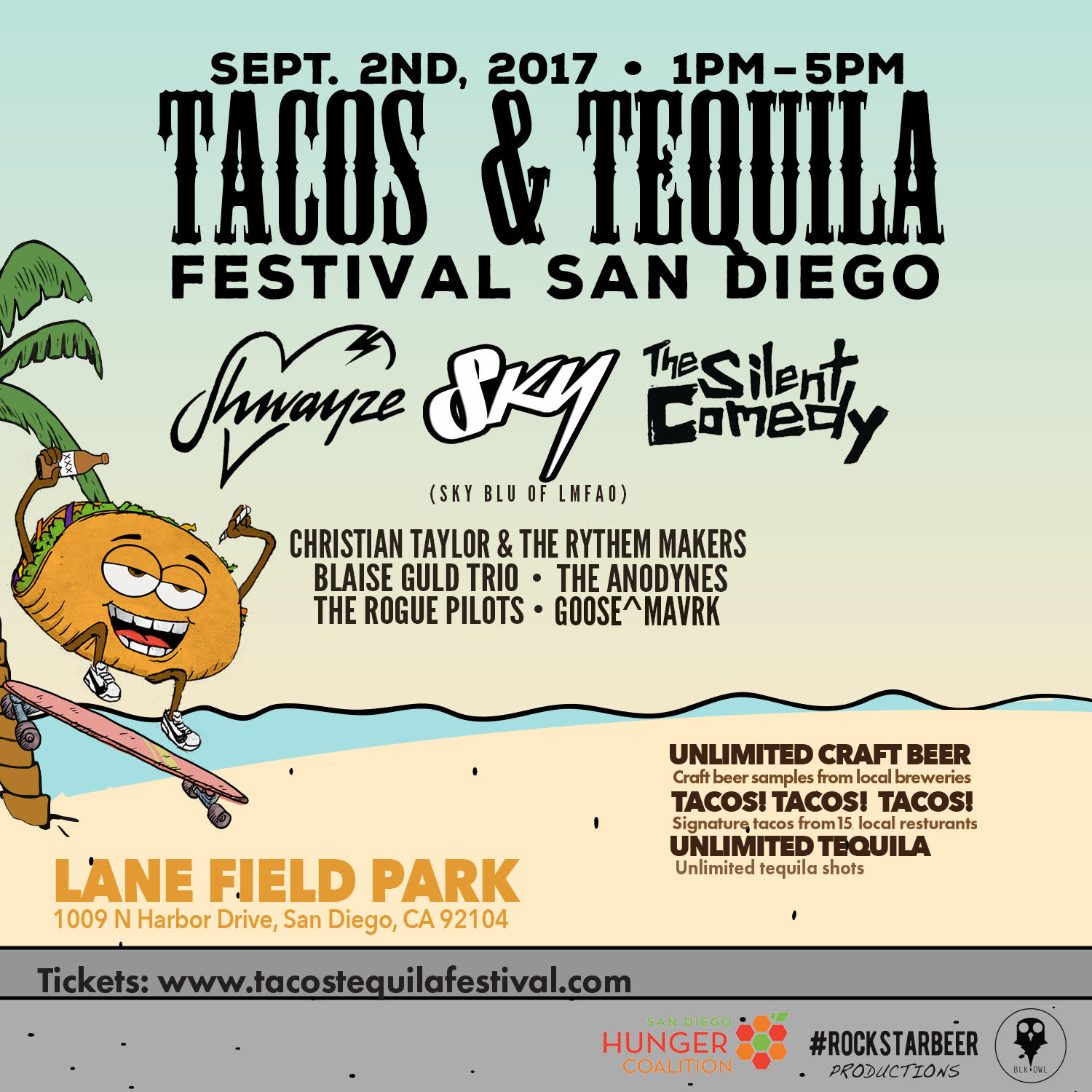 SanDiegoVille San Diego Tacos, Beer & Tequila Fest Returns On
