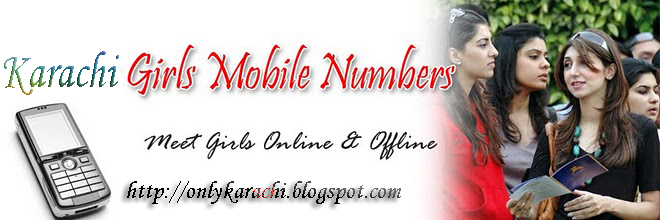 Only Karachi: Karachi Facebook Girls Mobile Numbers