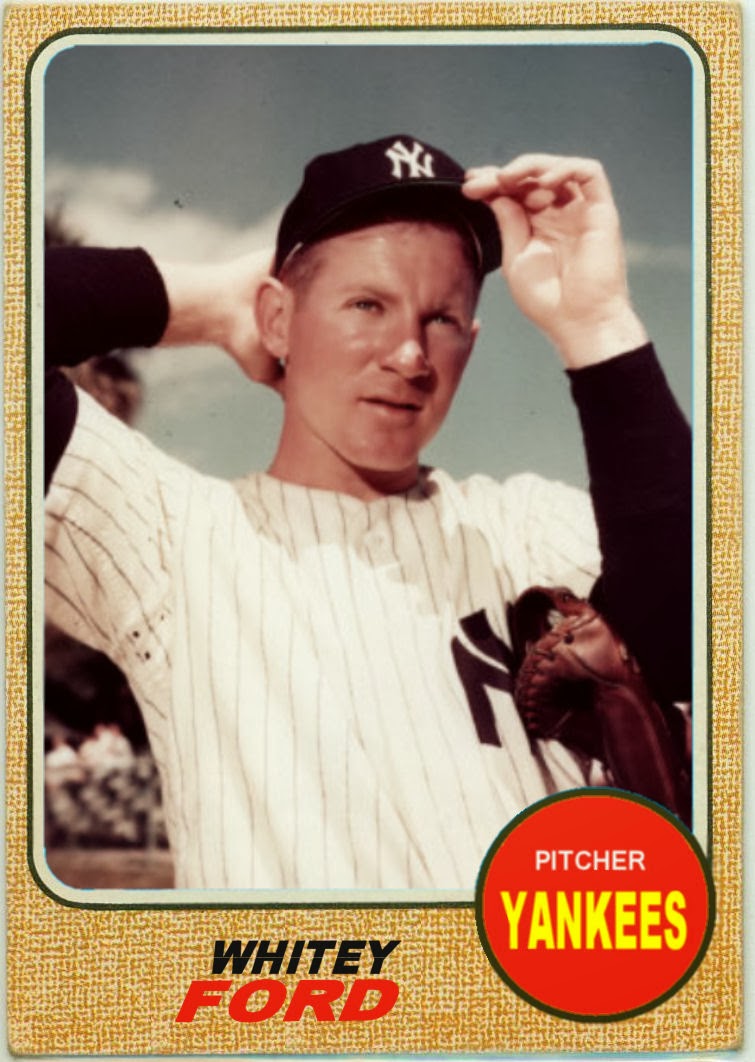 Cards That Never Were: 1968 Topps Whitey Ford - 30 Tribute Card Project ...