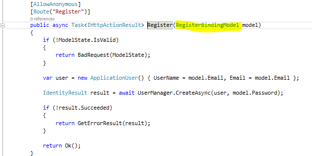 Web API tutorial 21 Implementing New User Registration Page - Online ...