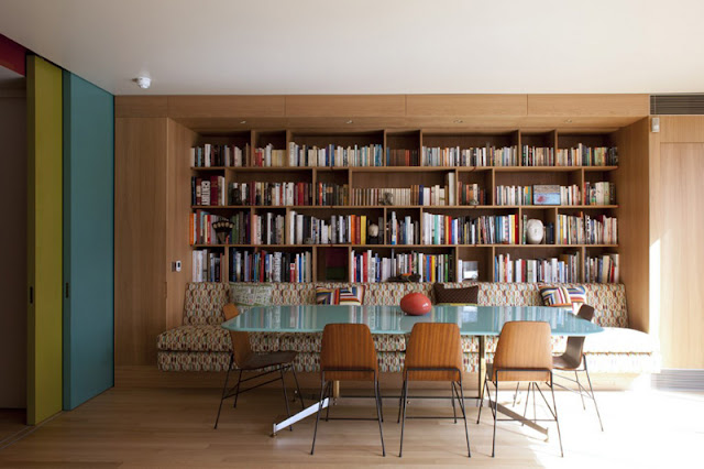 Oficina de Arquitetura: Banco na sala de jantar
