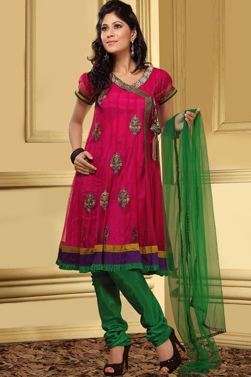 Anarkali Umbrella Frock dress | Kurti Styles | Salwar Kameez | Anarkali Frock Designs 2011