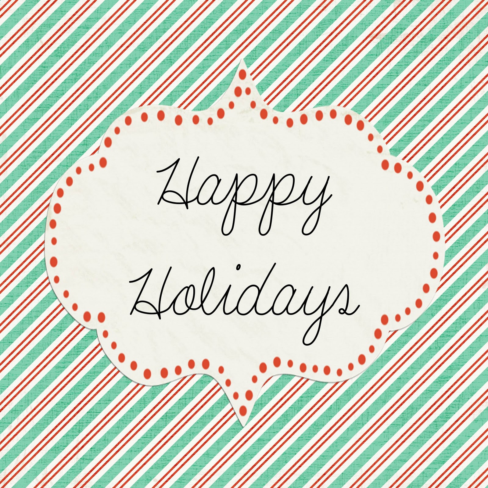 A Dozen Years Later: ~FREE~ Square Merry Christmas/Happy Holidays ...