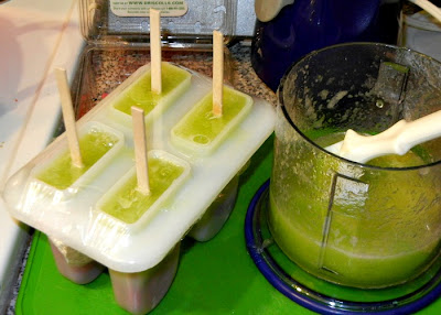 ingredients in a popsicle mold 