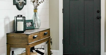 Updating The Entryway With Sherwin Williams Iron Ore