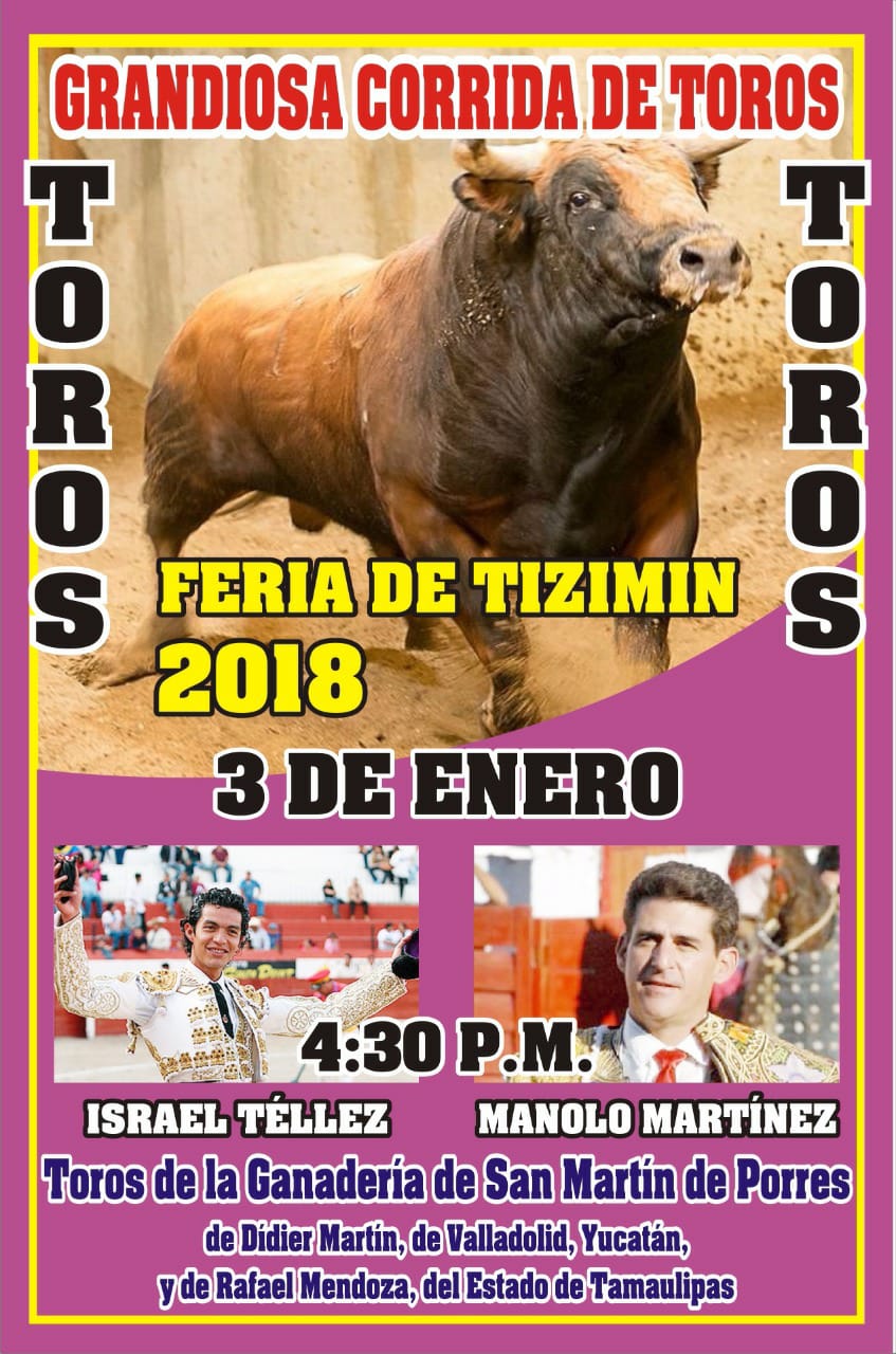 TAUROMAQUIAS Primera bitácora taurina del Perú Cartel de las