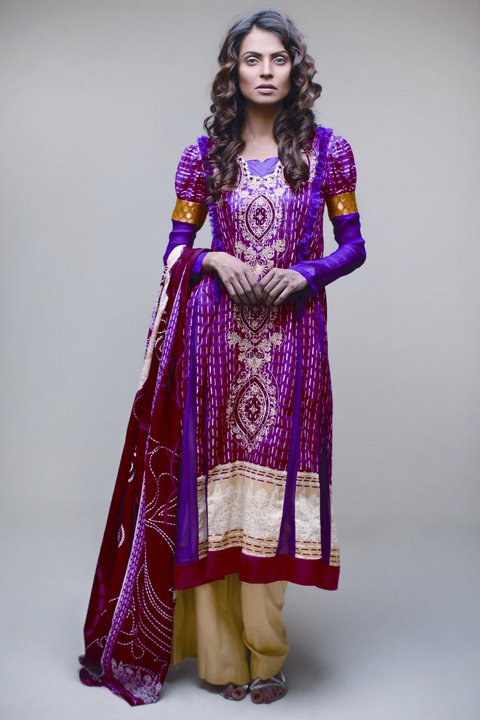 Pakistani Fashion Lite Dresses Collection 2012