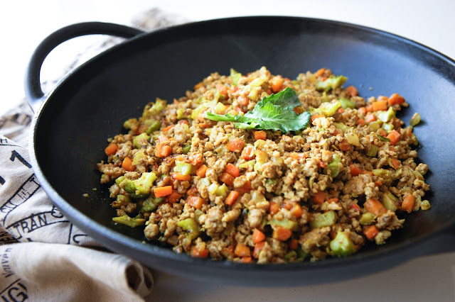 Turmeric Stir Fried Mince with Vegetables (Paleo, GAPS, AIP)