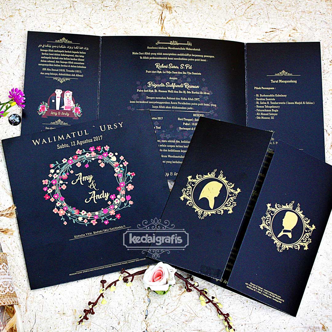Prescottmonstercross Contoh Undangan Pernikahan Warna Navy