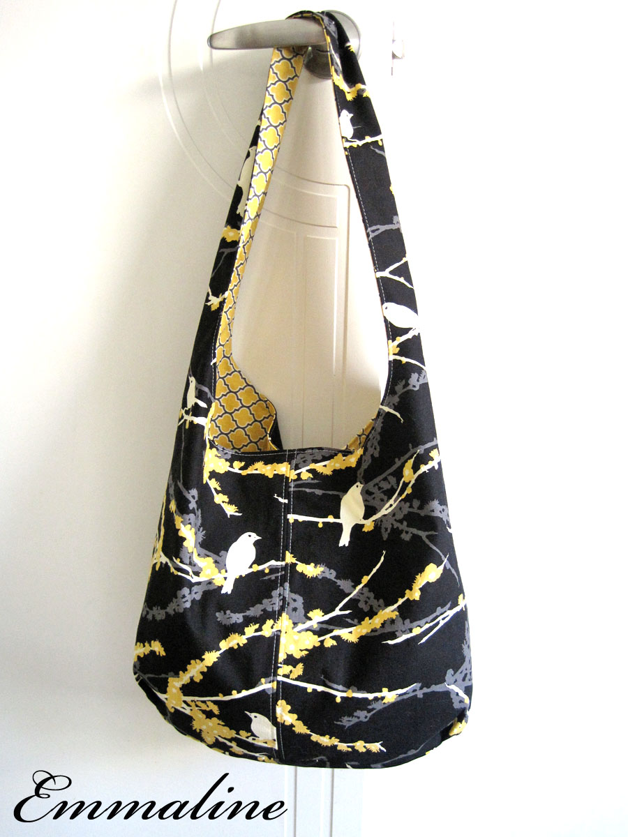 Tote Bag Pattern: Hobo Bag Sewing Pattern Free