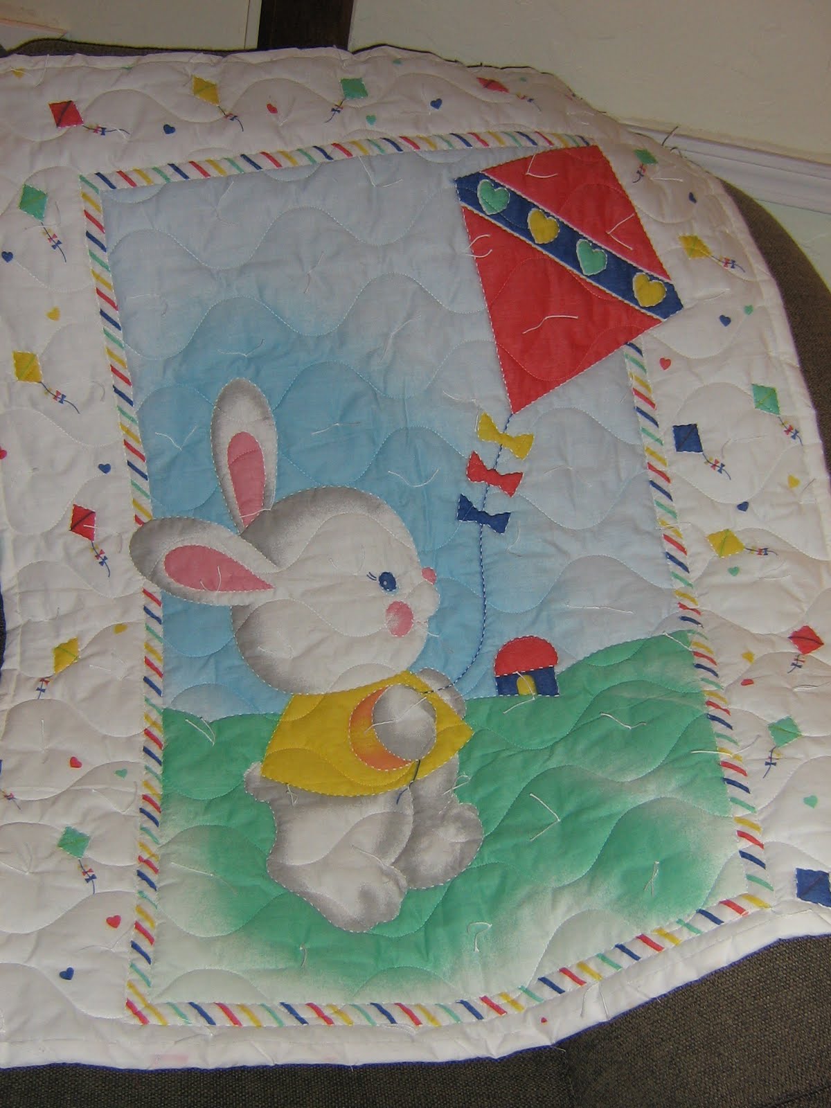 therustycupboard Hand Quilted Baby Blankets/Throws