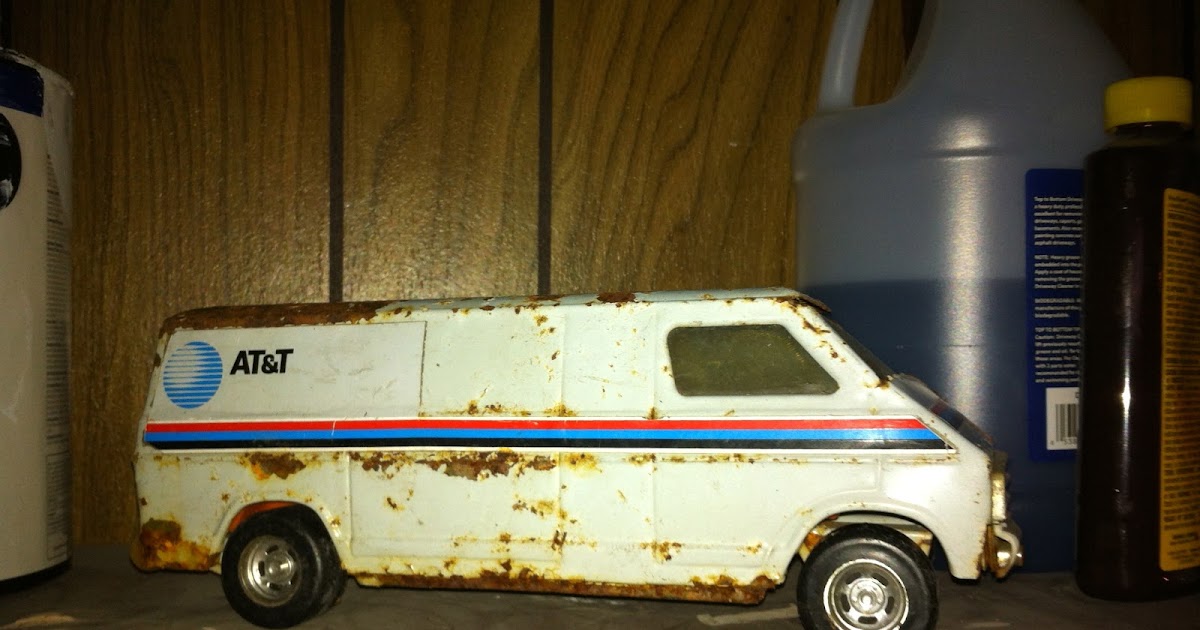 vintage AT&T toy van