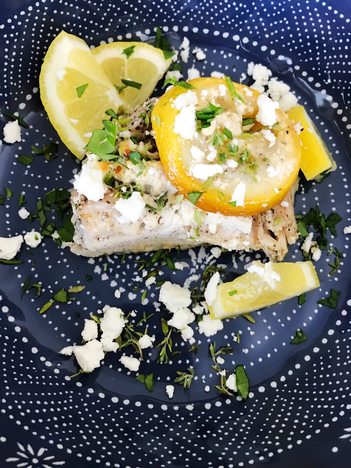 All you do is layer on the goodness EVOO + thyme sprigs + chicken with