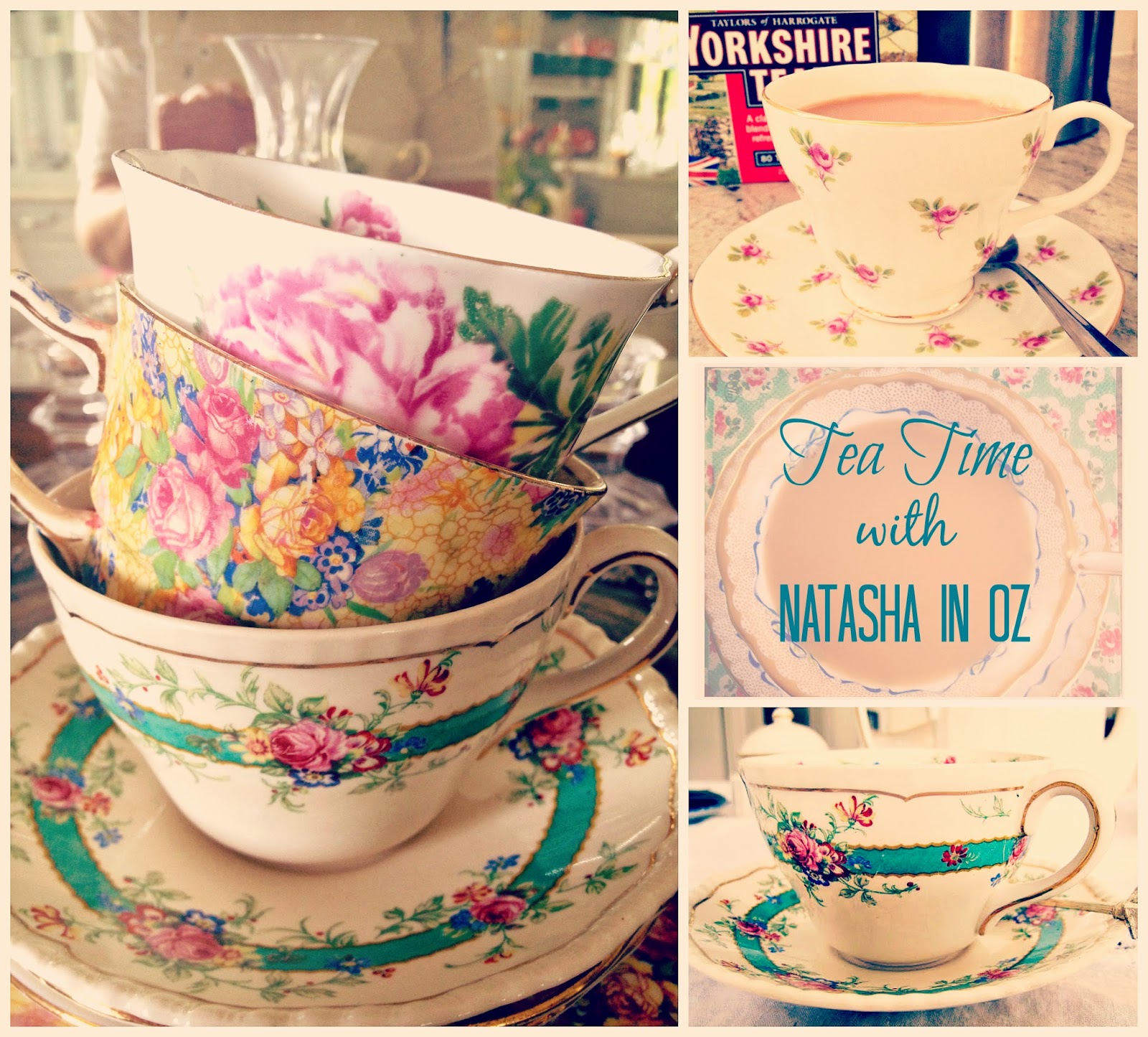 Tea, Tea cup candles, Tea Time Tuesday, Tea Time with Natasha in Oz, Vintage tea cups, Tea,