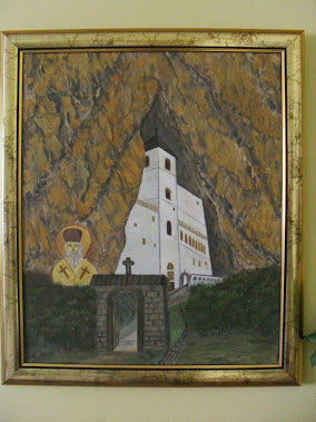 Manastir Ostrog-umetnik Vladisav Bogićević (slikar udruženja Luna-Niš)
