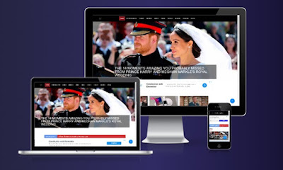 download template blogger amp breaking news